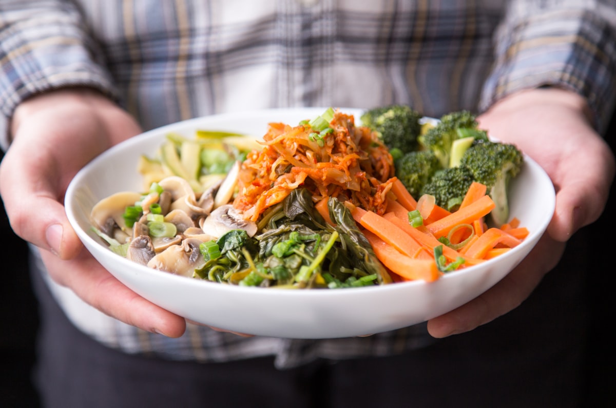 Fresh fruits and vegetables representing sustainable nutrition